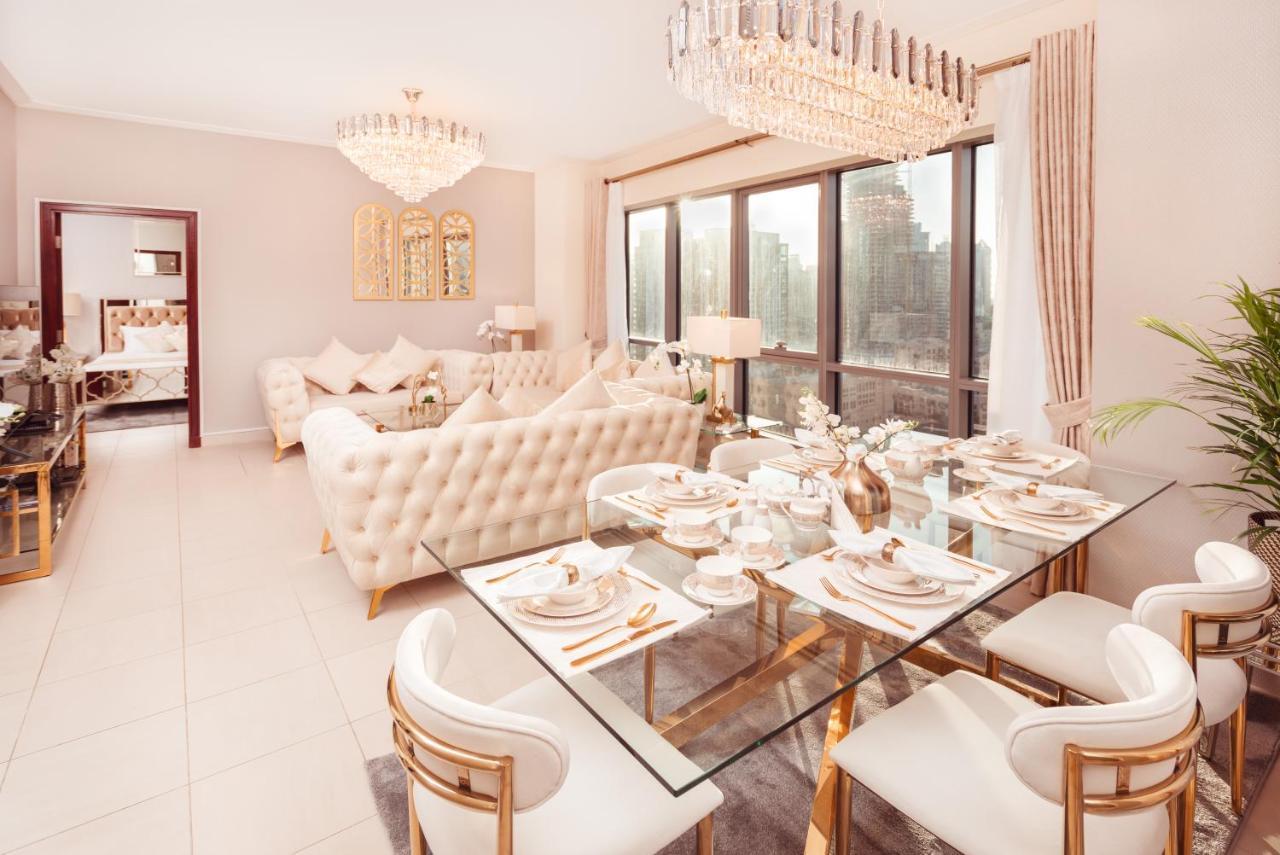 Elite Royal Apartment - Panoramic Full Burj Khalifa, Fountain & Skyline View - Baron 두바이 외부 사진