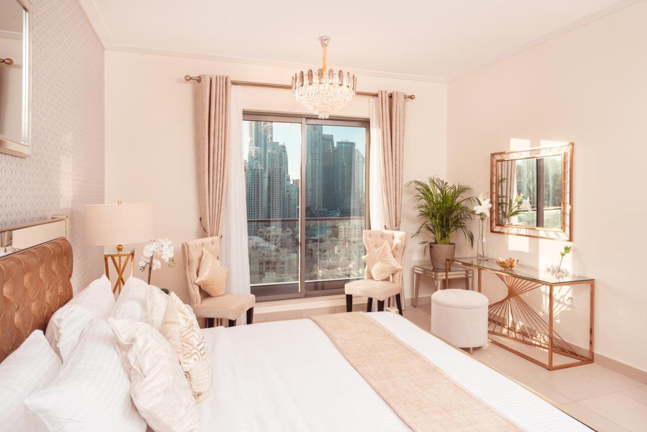 Elite Royal Apartment - Panoramic Full Burj Khalifa, Fountain & Skyline View - Baron 두바이 외부 사진