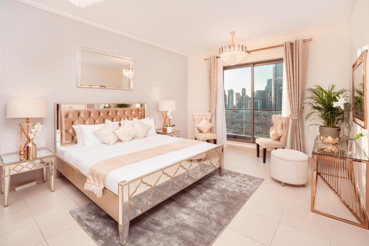 Elite Royal Apartment - Panoramic Full Burj Khalifa, Fountain & Skyline View - Baron 두바이 외부 사진