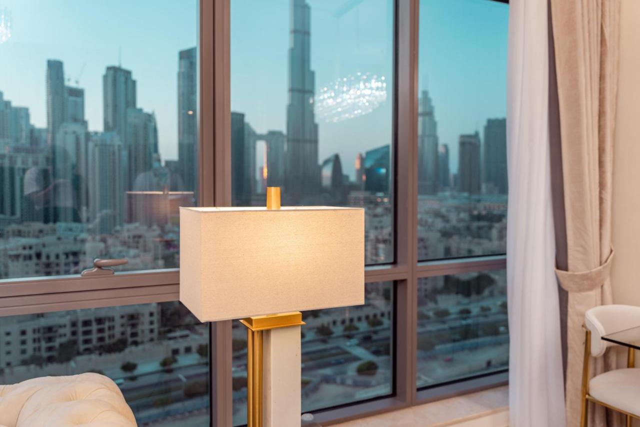 Elite Royal Apartment - Panoramic Full Burj Khalifa, Fountain & Skyline View - Baron 두바이 외부 사진