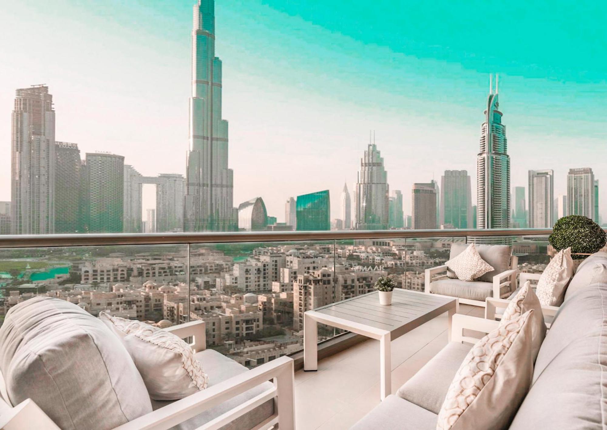 Elite Royal Apartment - Panoramic Full Burj Khalifa, Fountain & Skyline View - Baron 두바이 외부 사진